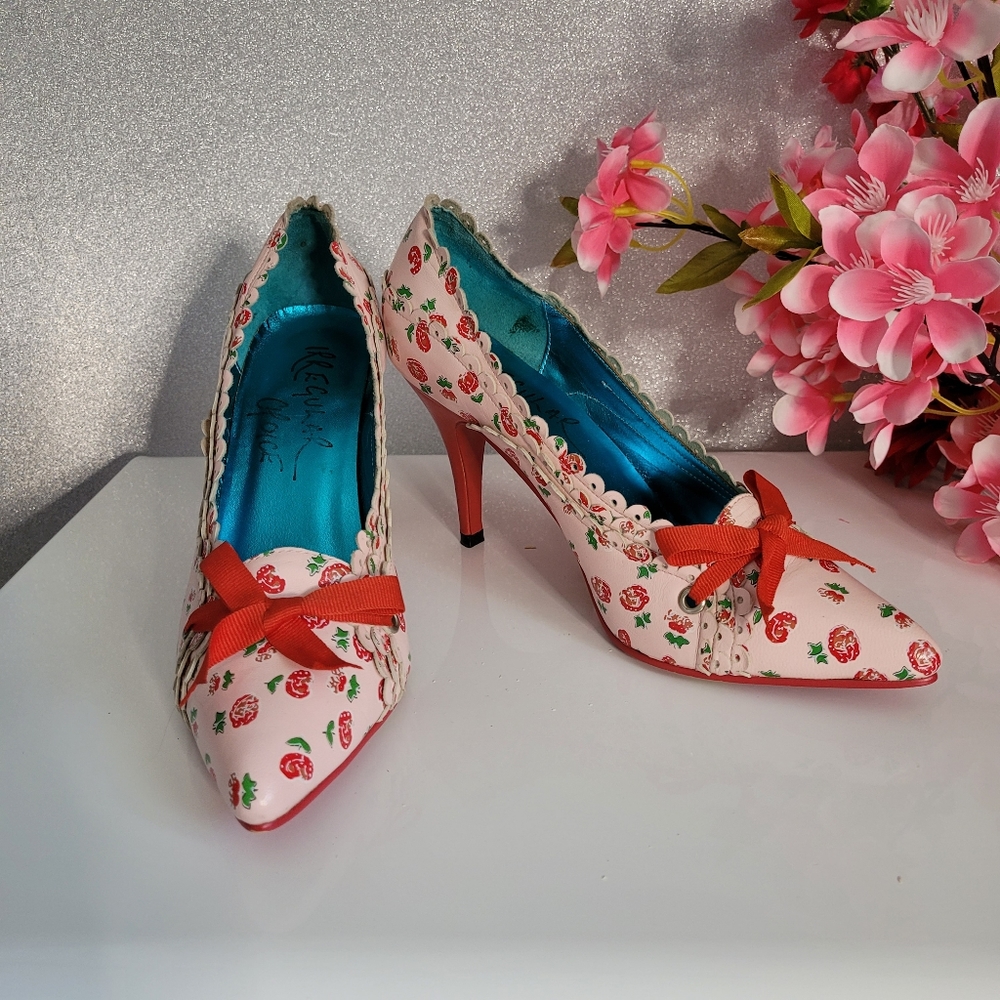 Irregular Choice Size 9.5 (EUR 41) Cute Strawberry Heels